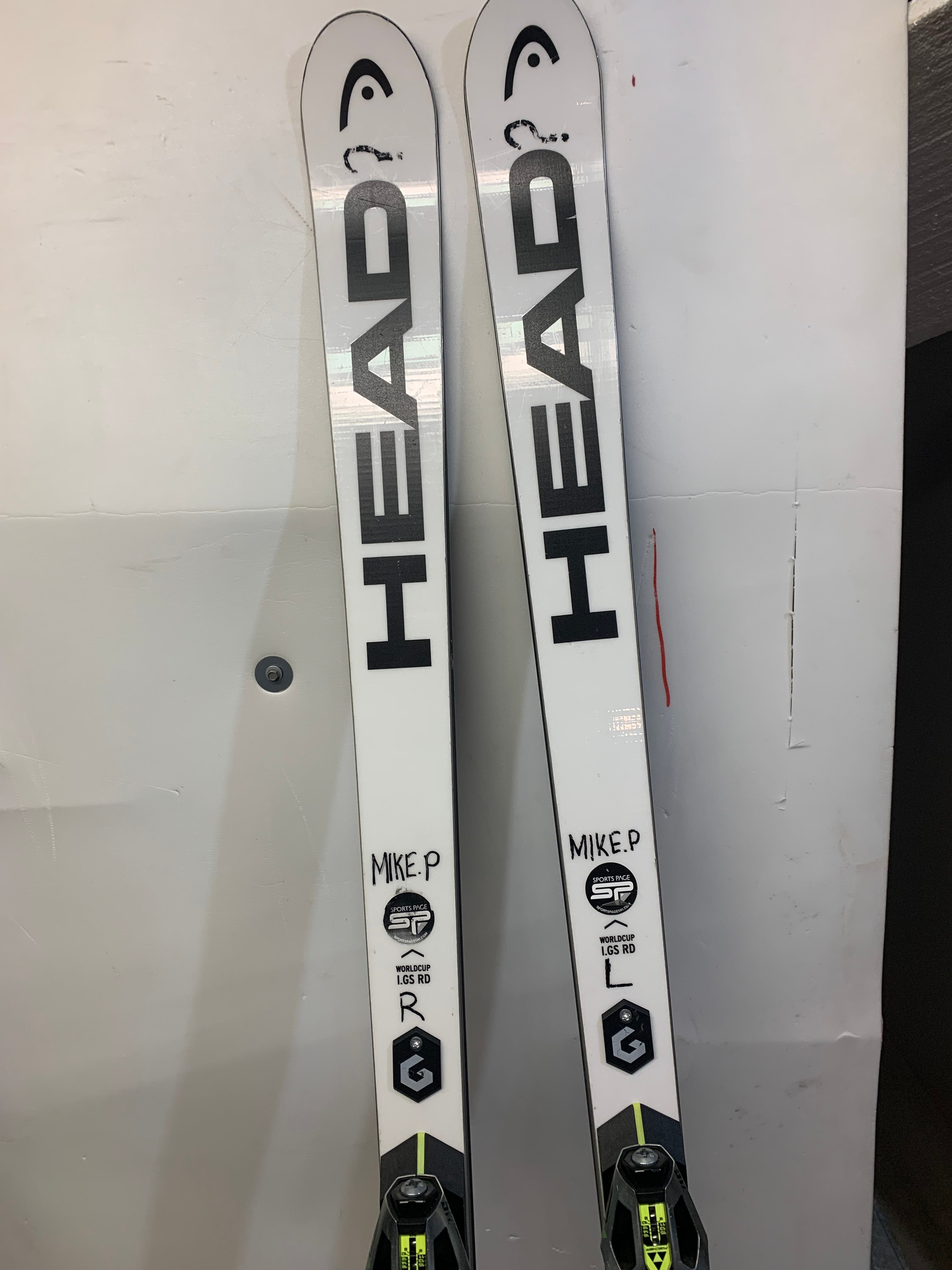 Used Men's HEAD 193 cm Racing World Cup Rebels i.GS RD Skis
