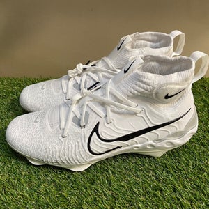 *SOLD* Men Nike Alpha Huarache NXT White Metal Baseball Cleats DJ6517-100 Size 12 NEW