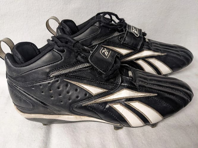 Reebok rbk NFL Football Cleats Size 10.5 Color Black Condition Used