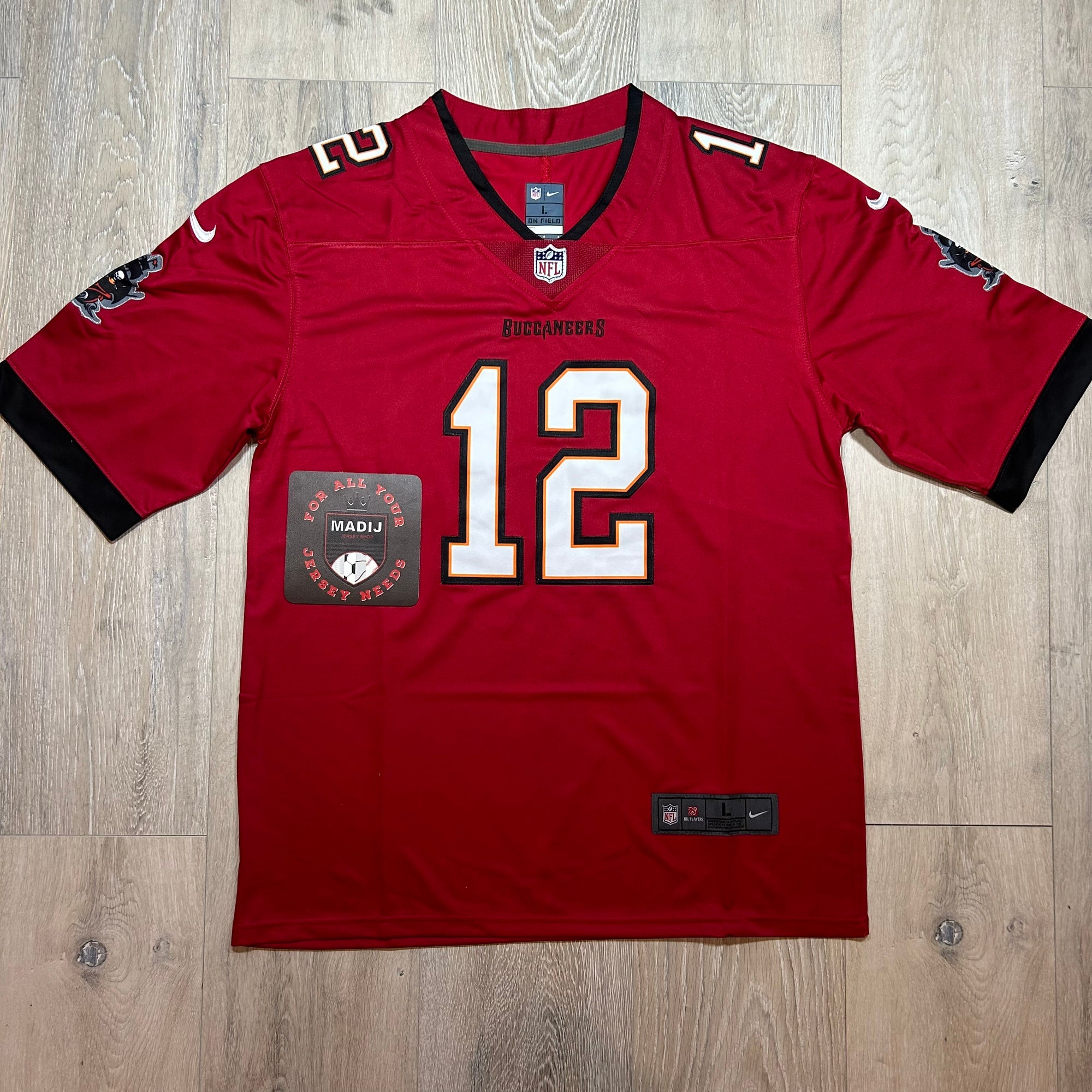 Tom Brady #12 Tampa Bay Buccaneers Jersey player shirt 