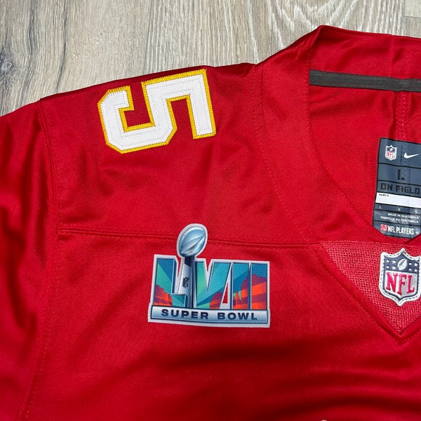 NWT PATRICK MAHOMES KANSAS CITY CHIEFS SUPERBOWL Football Jersey, Size:  LARGE