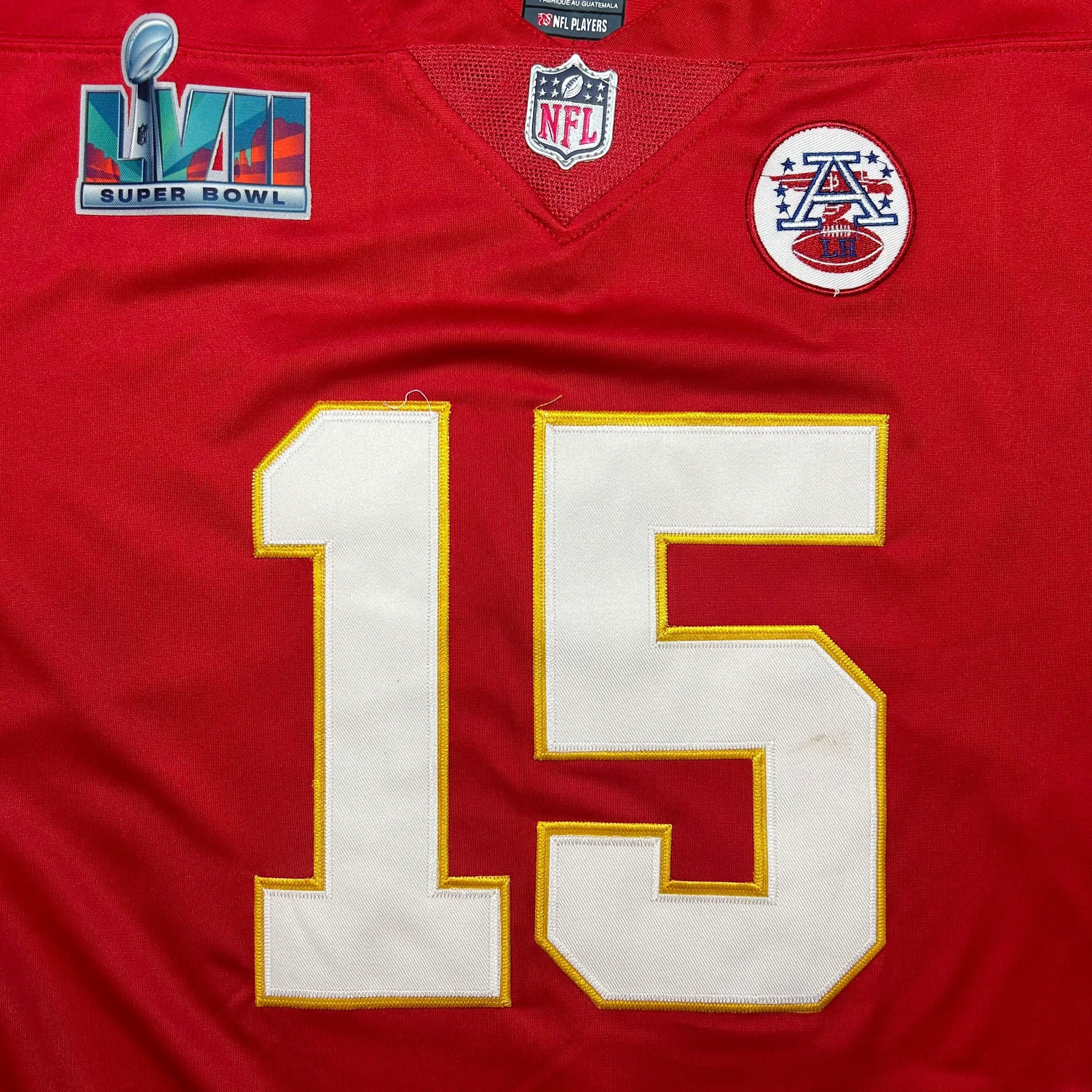 Jersey Ninja - Kansas City Chiefs Red Patrick Mahomes Crossover Hockey  Jersey