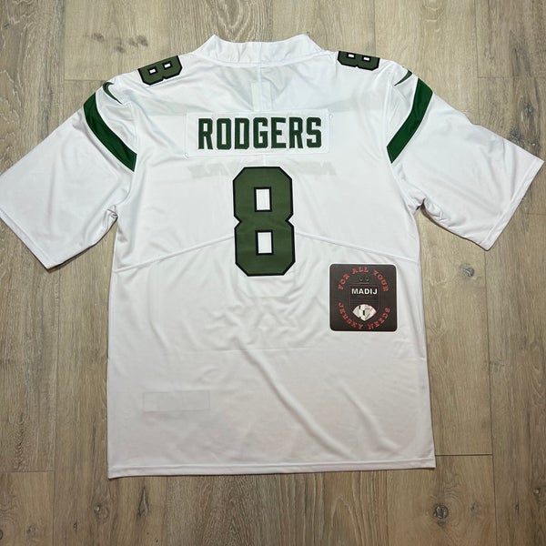 Aaron Rodgers New York Jets Men's Nike NFL Game Football Jersey - White S