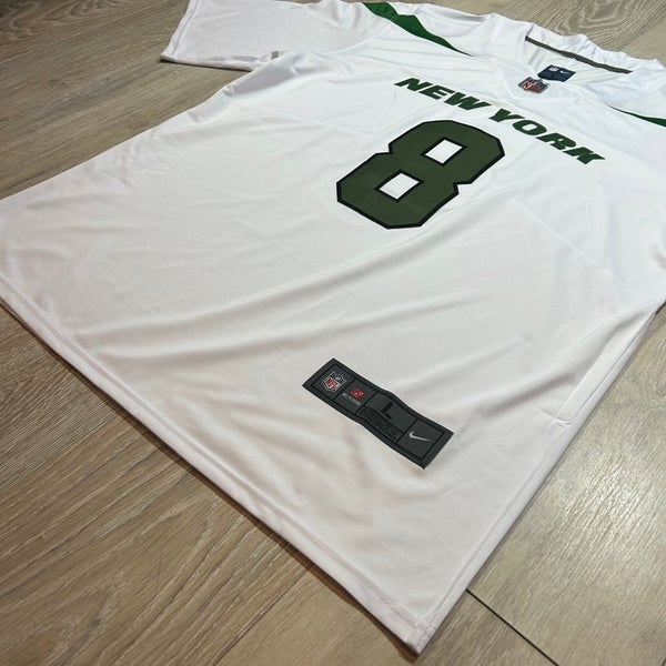 Men's Nike Aaron Rodgers White New York Jets Game Jersey