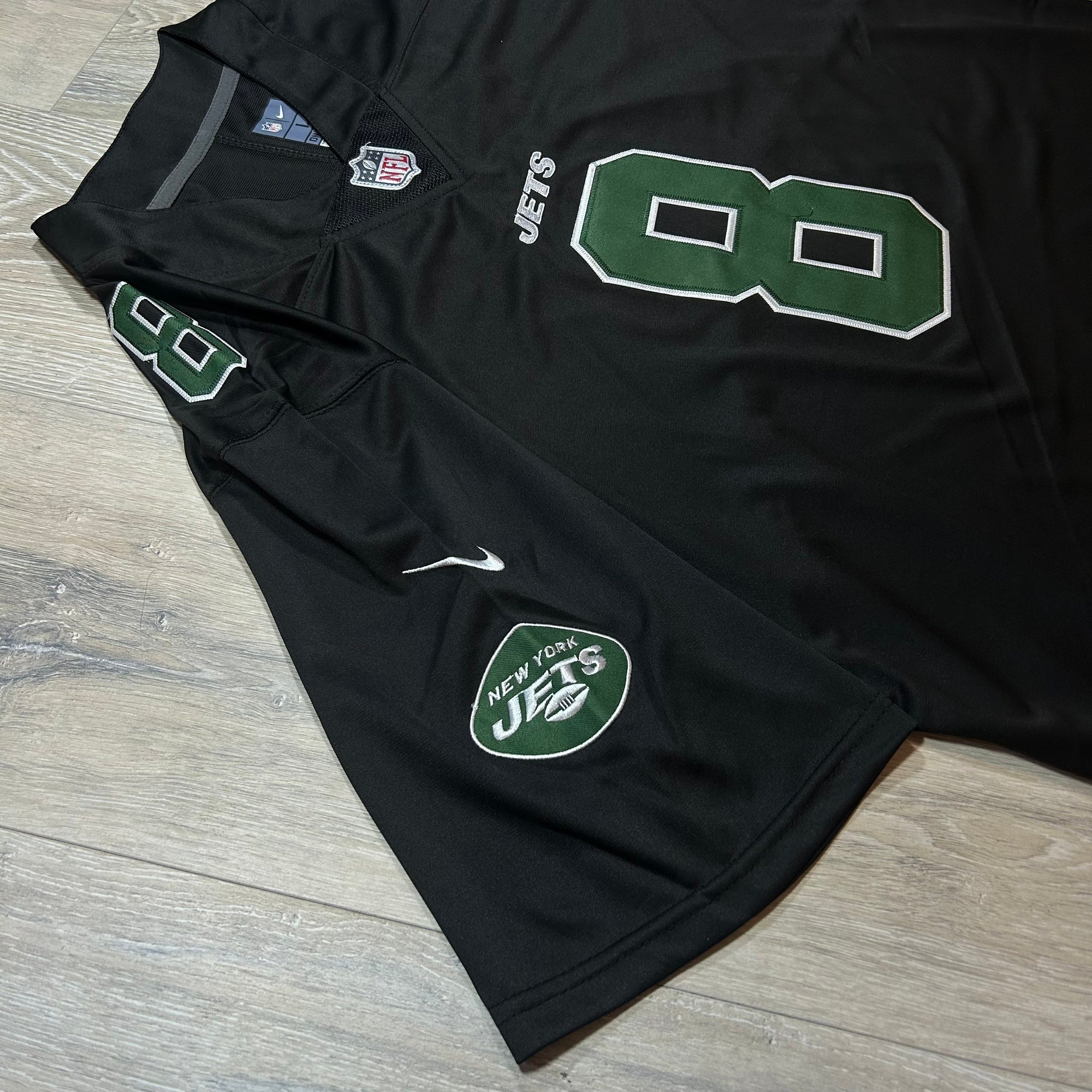 Nike Aaron Rodgers New York Jets Men's NFL Game Football Jersey Black