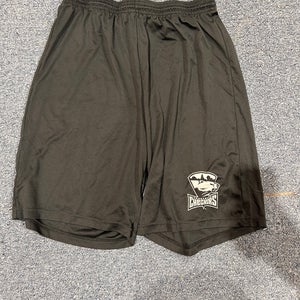 Used Team Issued Charlotte Checkers Black Athletic Shorts