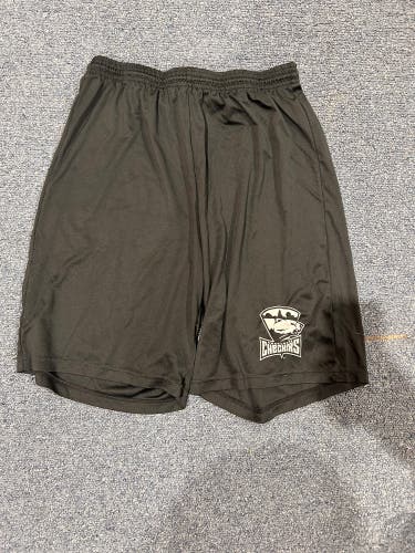 Used Team Issued Charlotte Checkers Black Athletic Shorts