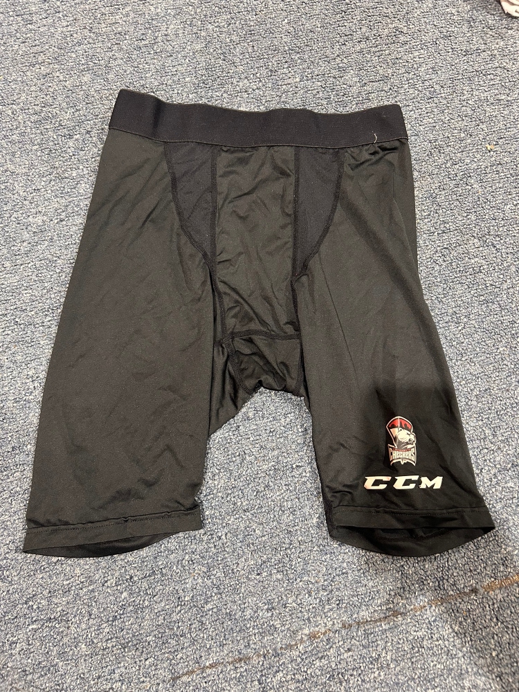 Used Charlotte Checkers Compression Shorts
