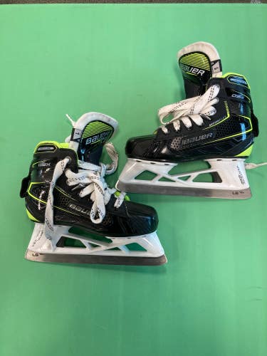 Junior Used Bauer GSX Hockey Goalie Skates D&R (Regular) 1.0