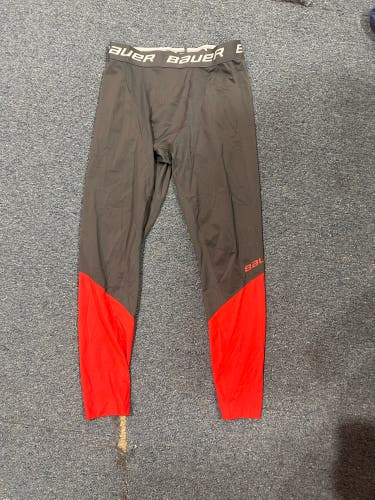 Lightly Used Bauer Pro Compression Base Layer Leggings