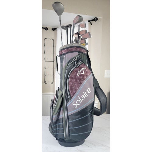 NICE SET! Lady Cobra Golf Set With Callaway Solaire Golf Bag
