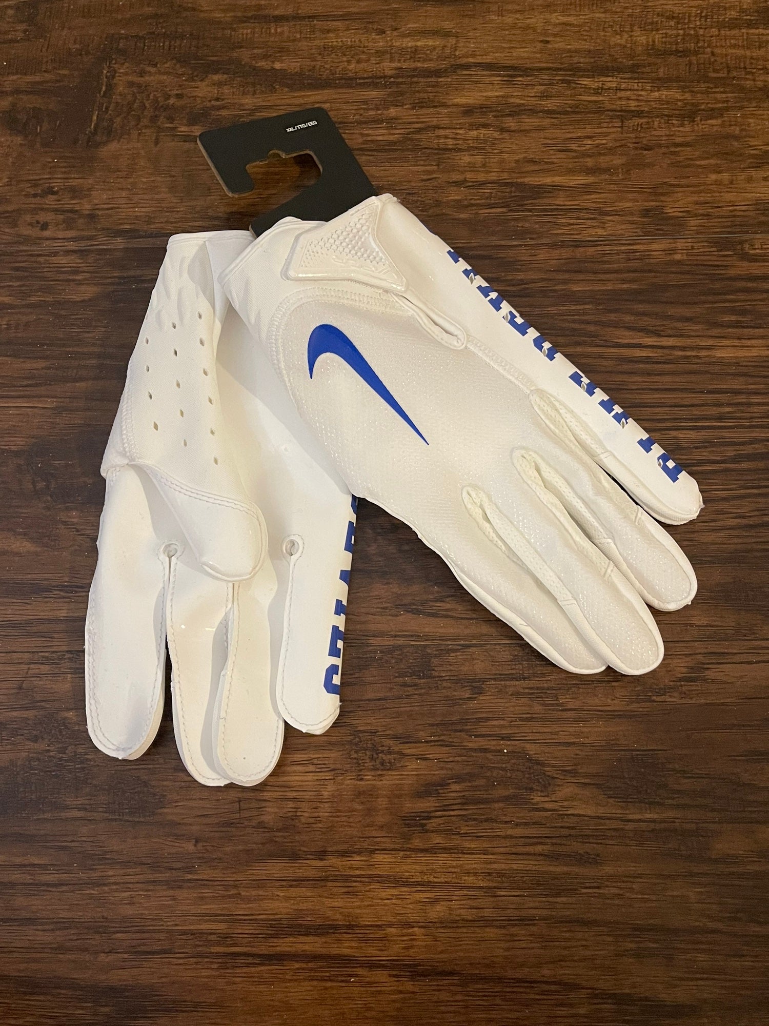 NEW Nike Vapor Fly NFL Dallas Cowboys Football WR Player Gloves PGF397 091  Sz M