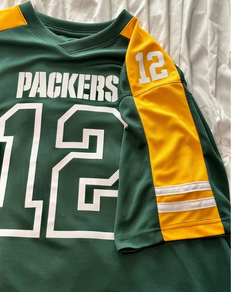 Green Nike NFL Green Bay Packers Rodgers #12 Jersey Junior