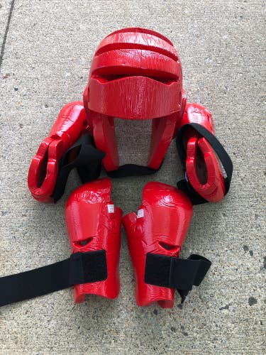 Used Red Proforce MMA Pads
