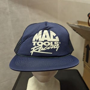 Vintage Mac Tools Racing Mesh Trucker Snapback Hat