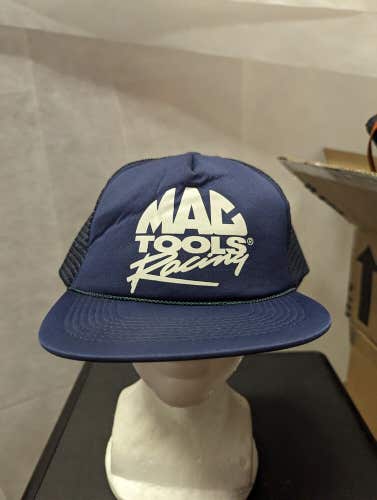 Vintage Mac Tools Racing Mesh Trucker Snapback Hat