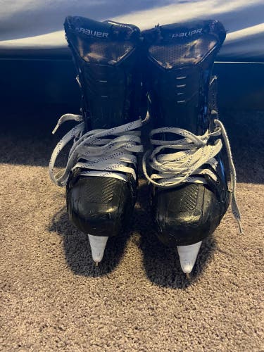 Custom BLUE Bauer Size 6.5 Supreme Mach Hockey Skates