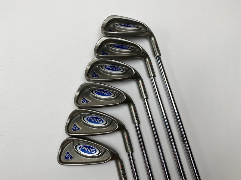 Ping G5 Iron Set 4-9 Red Dot 1* Flat True Temper Dynamic Gold Regular Steel RH