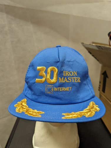 Vintage 30 Iron Master Intermet Gold Leaf Snapback Hat