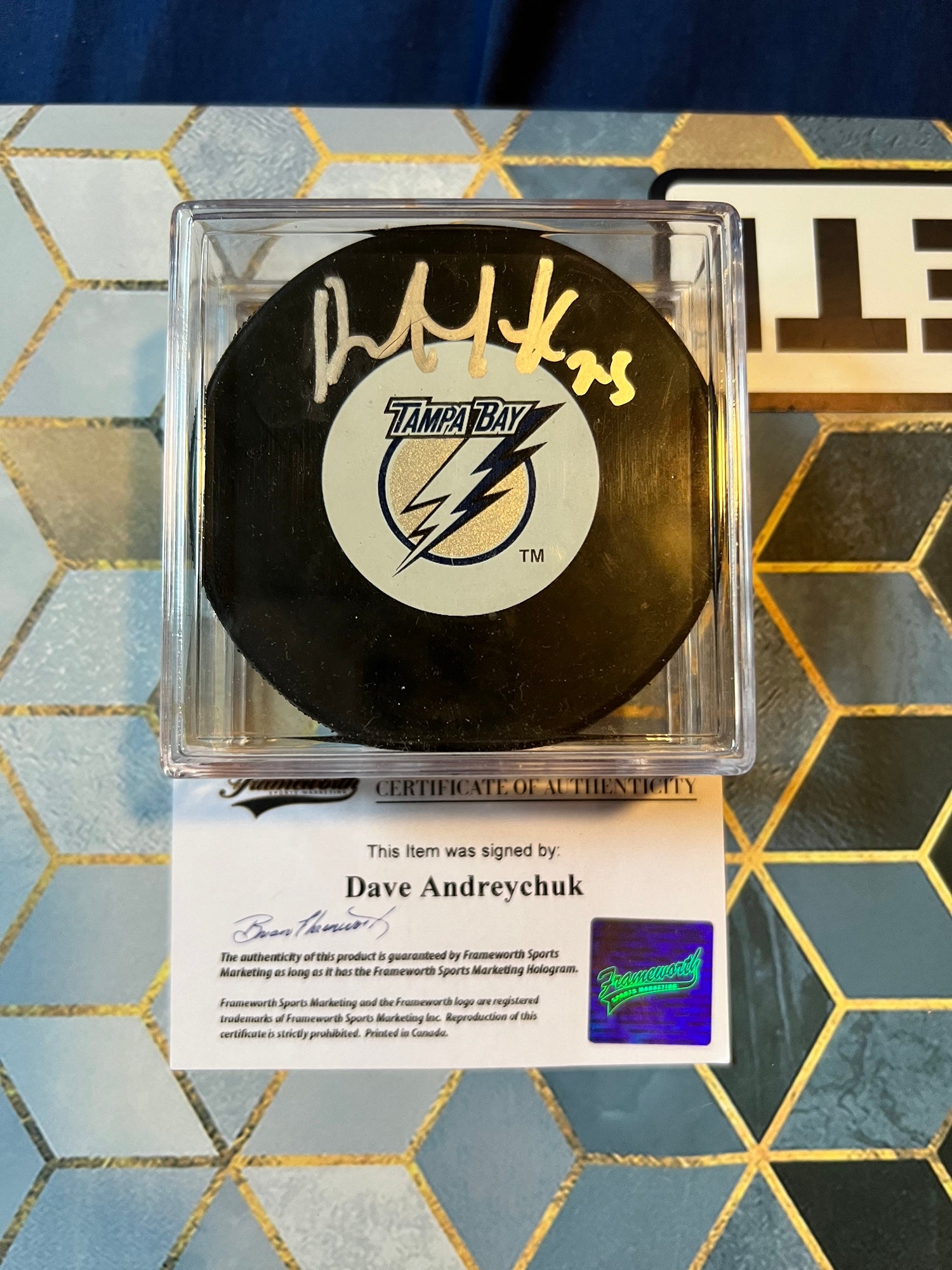 Tampa Bay Lightning Gear Hockey Puck