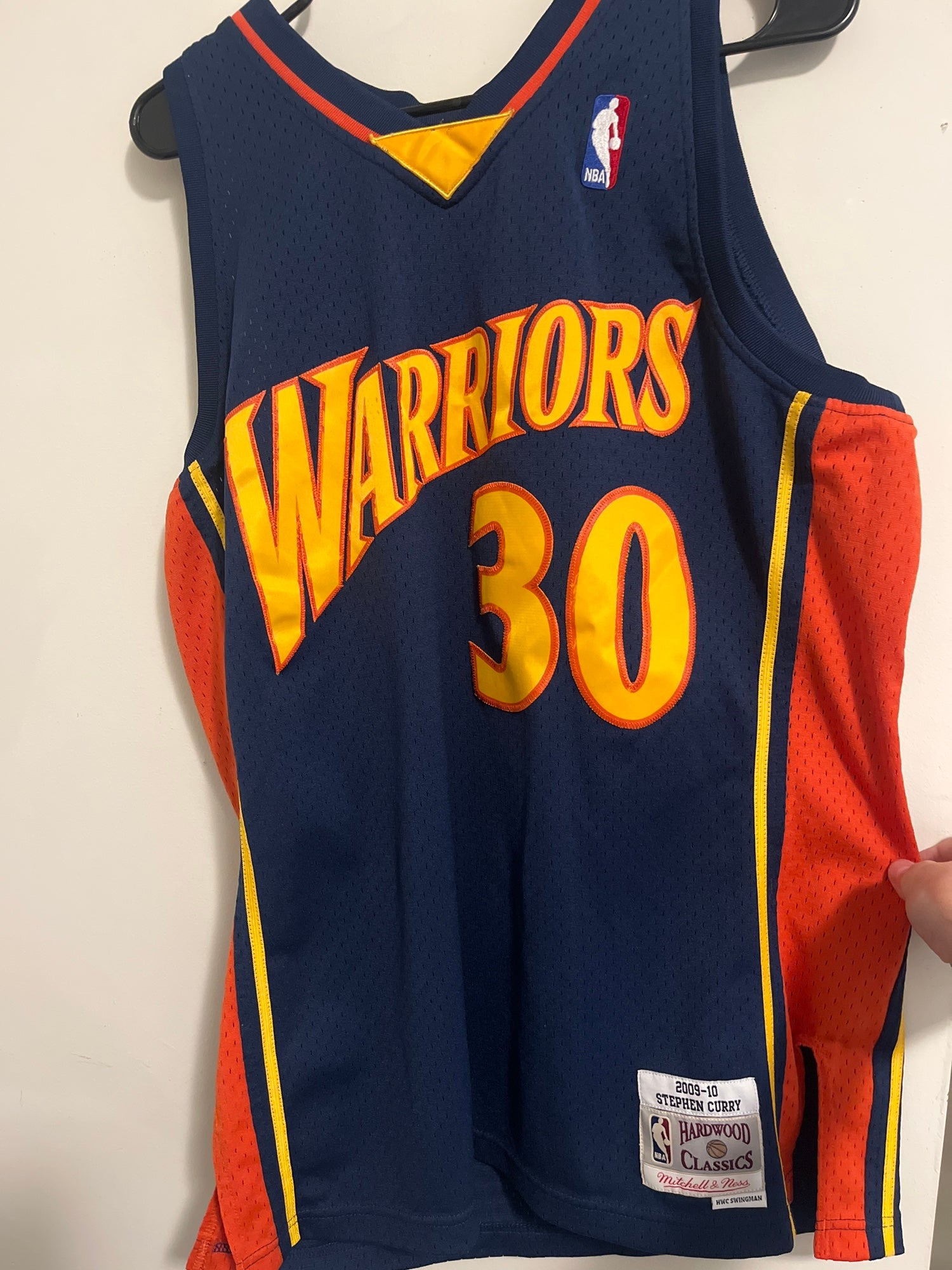 Golden State Warriors Stephen Curry Hardwood Classics Adidas