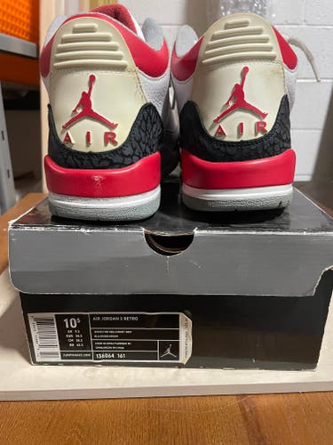 Used Men's Size Men's 10.5 (W 11.5) Air Jordan 3 Shoes Retro