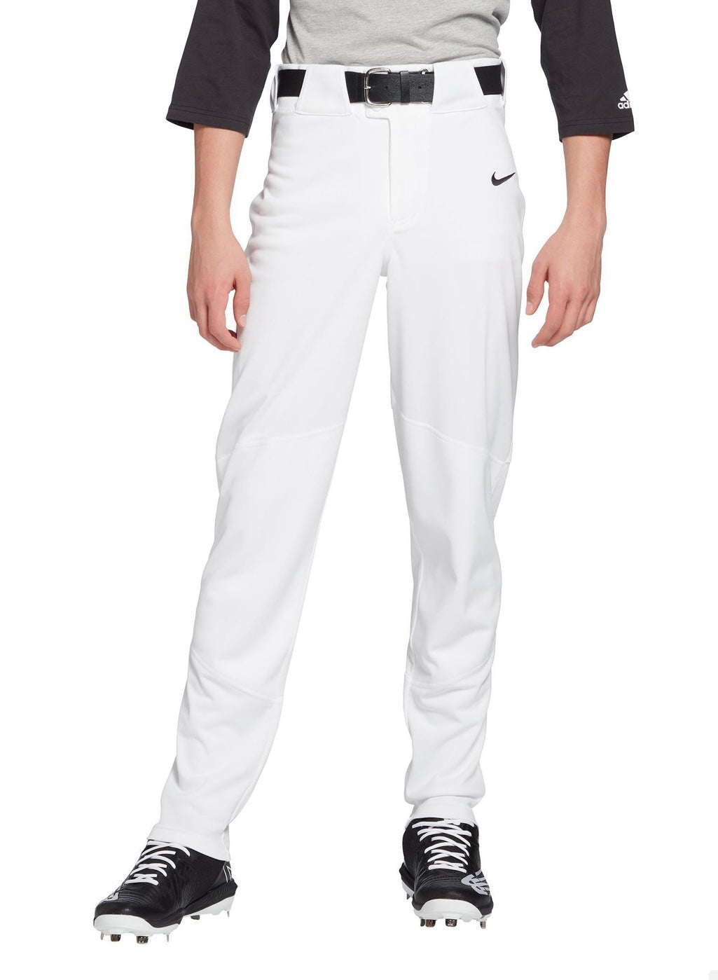 Nike Vapor Select Baseball Pants White/Red Piping Men's Sz Small