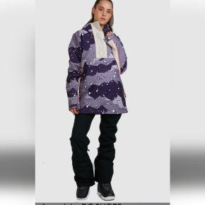 nwt dc shoe co envy anorak snowboard jacket womens xs pullover coat waterproof