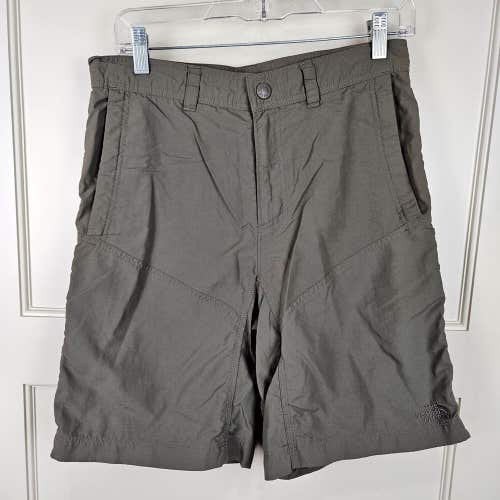 The North Face Hiking Shorts Mens 30 Taupe Nylon Cargo Casual Fishing