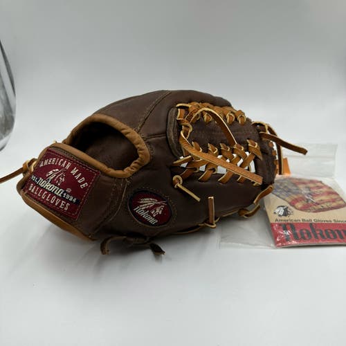 Made In USA Nokona American Pro Buckskin Special AMG 1150-MT 11.5" RHT Walnut Leather NEW WITH TAGS