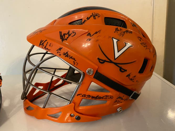 UVA Signed Lacrosse Helmet