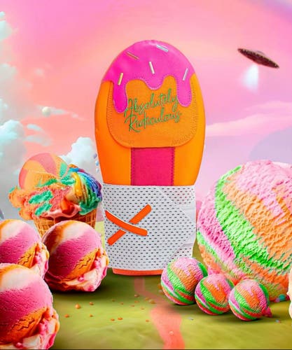 Absolutely Ridiculous “Rainbow Sherbet” sliding mitt