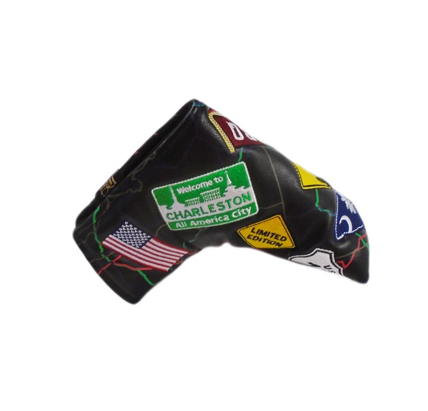 NEW PRG South Carolina "Road Map" White Golf Blade Putter