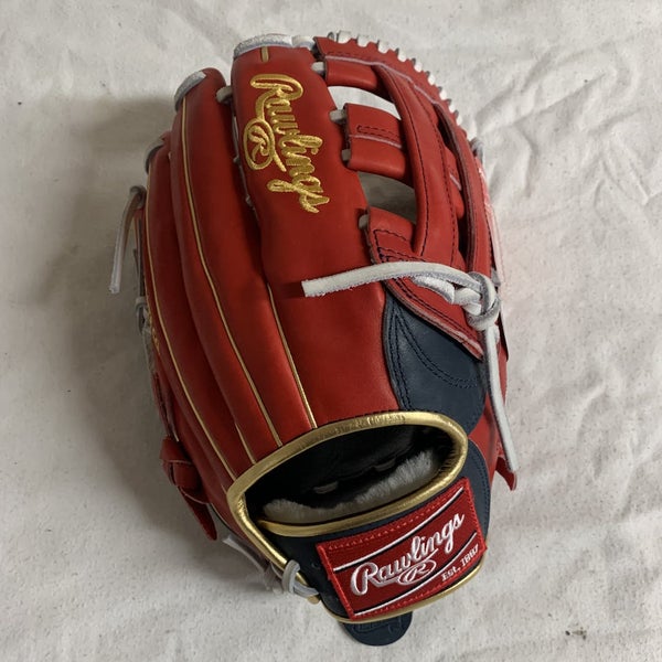 Used Rawlings GOLD GLOVE ELITE GGE1275HB 12 3/4 Leather Baseball Fielders  Glove - Excellent