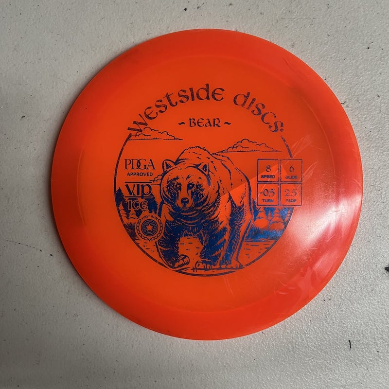 Used Westside Vip Ice Bear 167g Disc Golf Driver