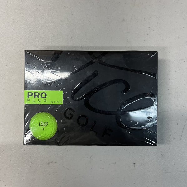 Used Vice Pro Plus Gold Golf Balls