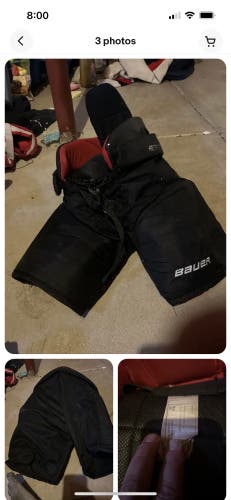 Bauer youth extra large hockey pants used