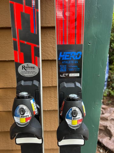 Skied Less Than 5 Times - Used 2022 Racing With Bindings Hero Athlete GS Skis