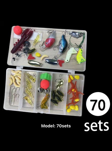 Fishing lures and stickers lot