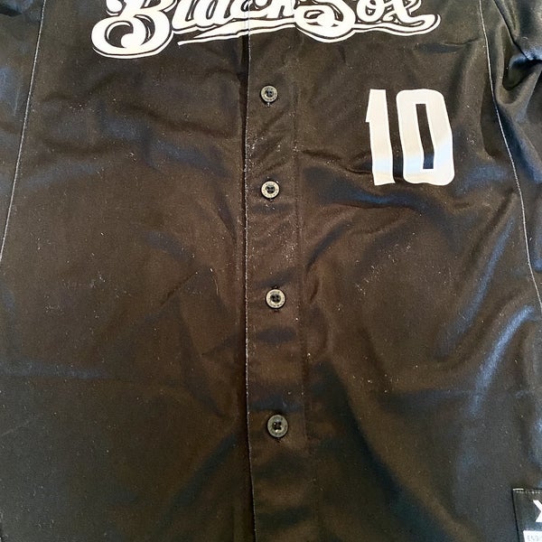 Used Nike Black Sox Baseball Jersey Adult Xl