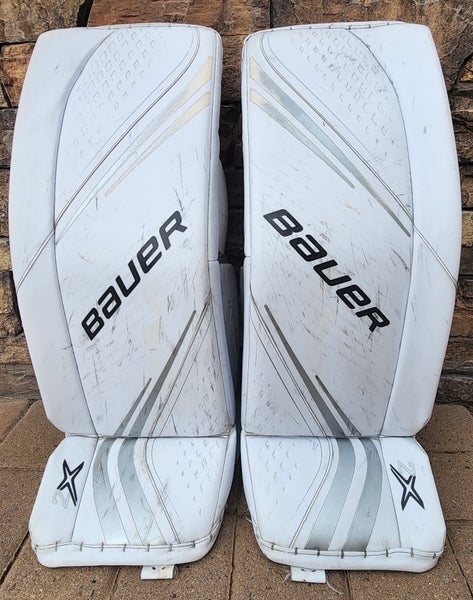 Used Medium Bauer Vapor 2X Goalie Leg Pads (34" +1)