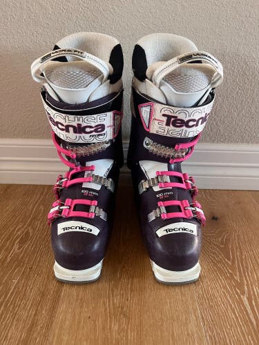 Tecnica Cochise 95W Size 245 (US women's size 7.5 approximately) Purple and Pink