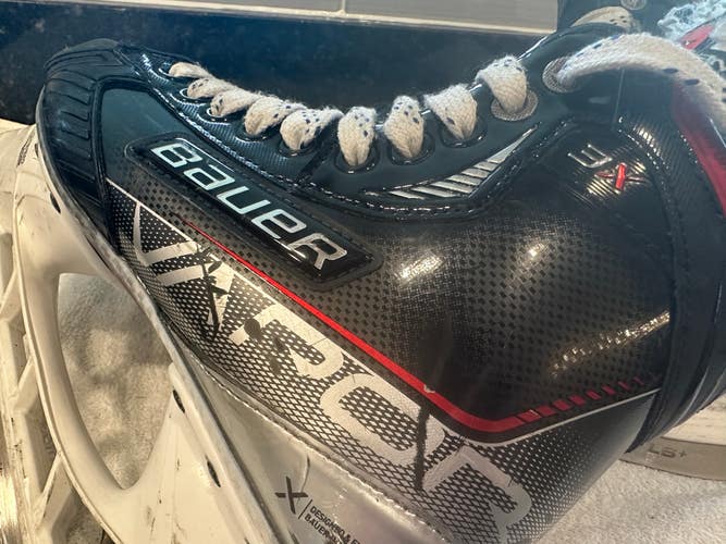 Used Bauer Vapor 3X Hockey Skates Regular Width Bauer Fit 2 Size 6.5