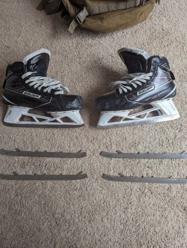 Used Bauer Supreme 1S Hockey Goalie Skates