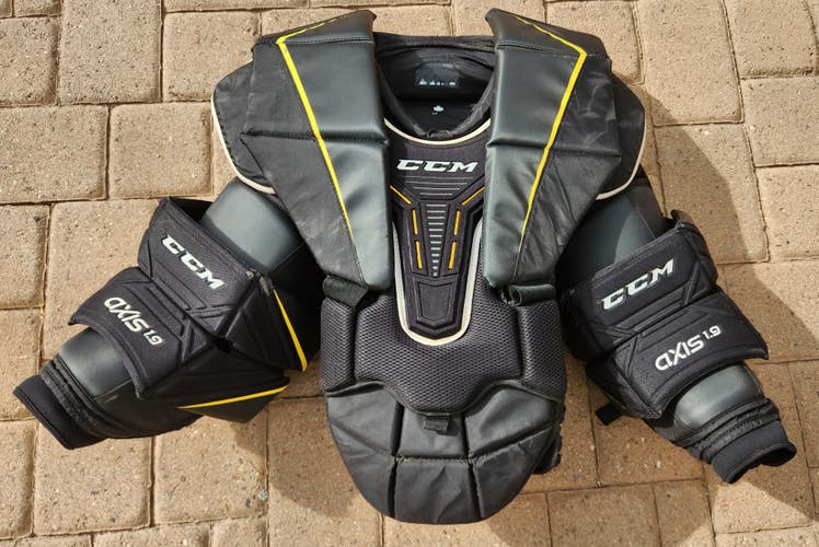 Used Senior Small CCM Axis 1.9 Goalie Chest Protector
