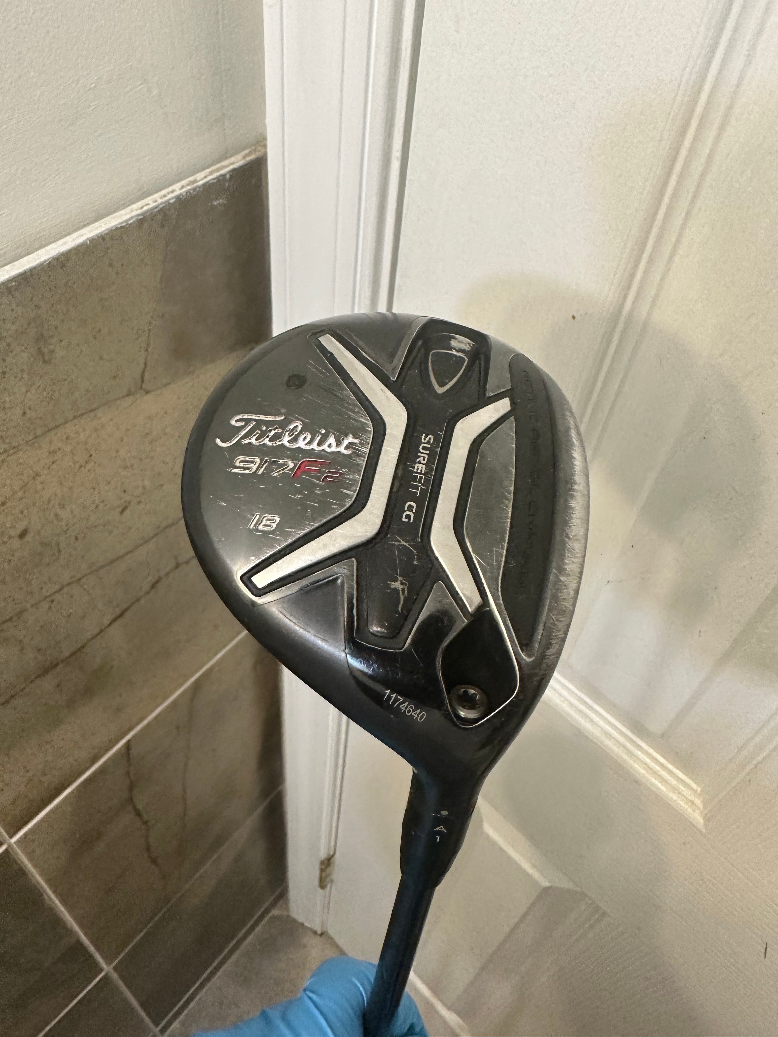 Titleist 917F2 5 Wood 18* Diamana S+ 70 x5ct Stiff Flex Right