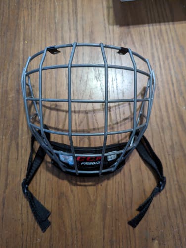 Used silver CCM FM50 helmet Cage