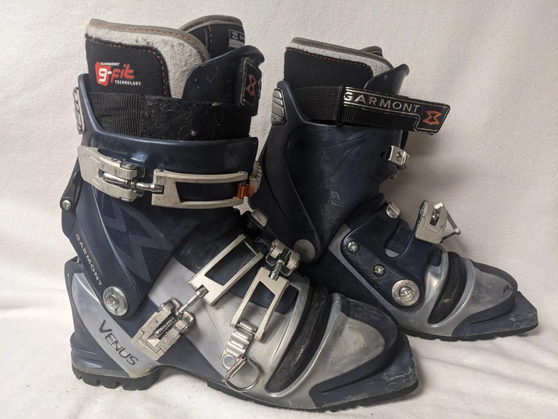 Garmont Venus 3 Pin 75 mm XC - Telemark - Cross Country Ski Boots Size 25.5 Colo