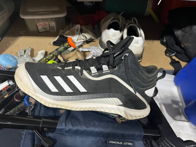 Size 14 adidas cleats in great shape - high top for ankle support