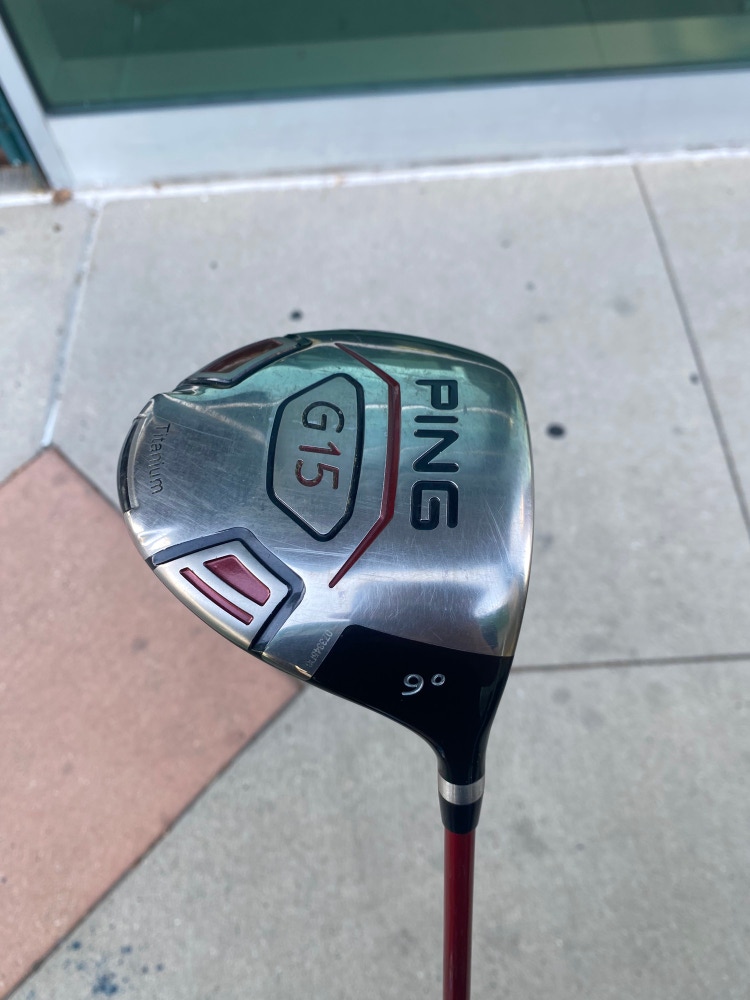 Used Men's Ping G15 Right Driver Stiff 9